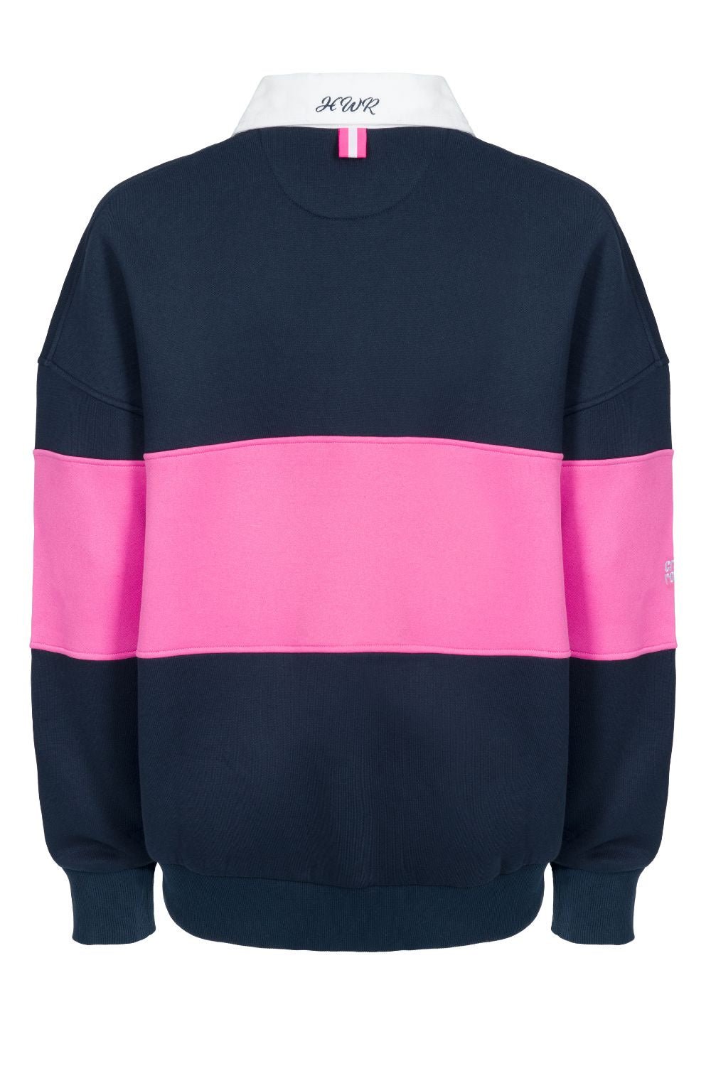 The HWR Collared Sweatshirt - Crewroom - XS - Navy/Pink