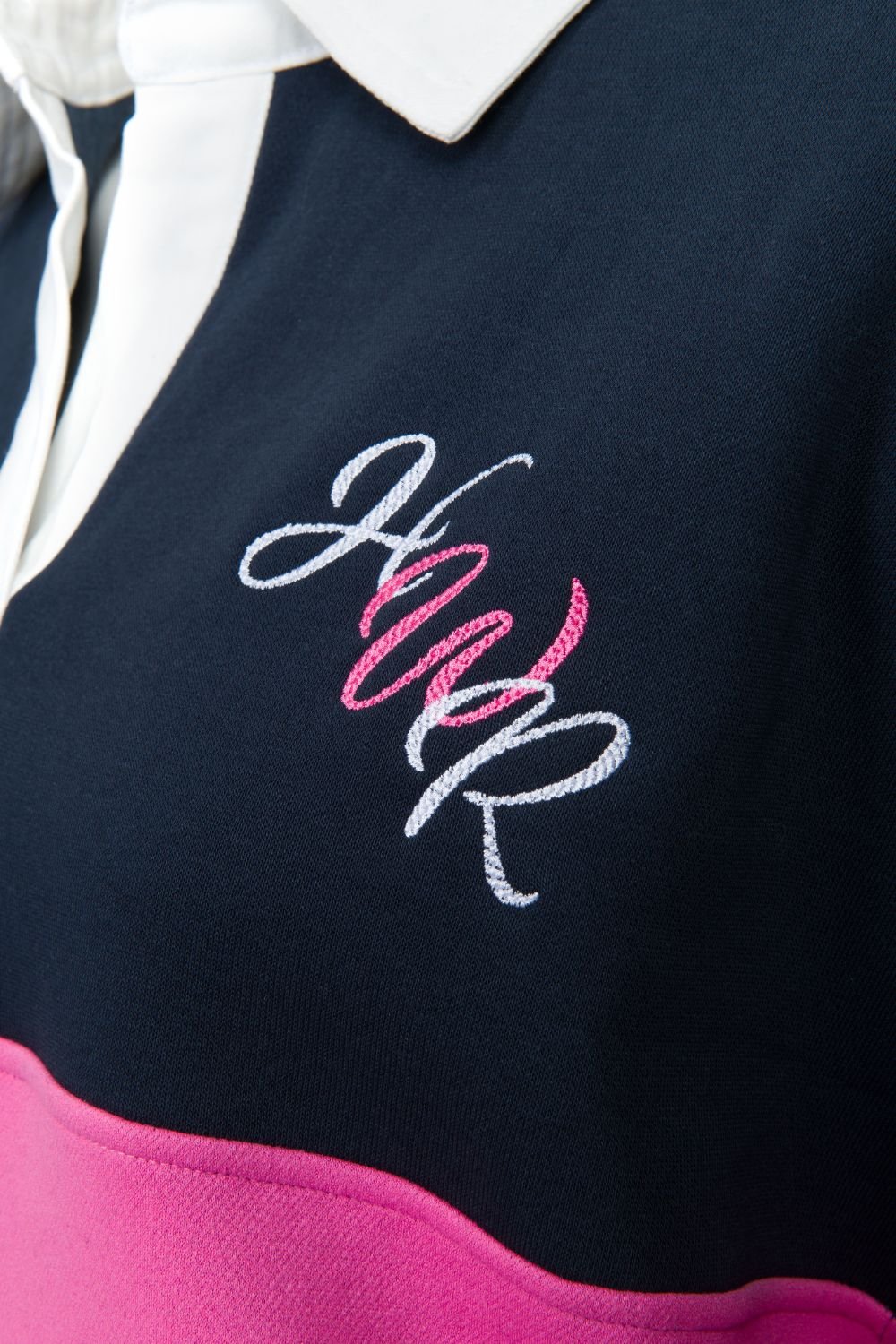 The HWR Collared Sweatshirt - Crewroom - XS - Navy/Pink