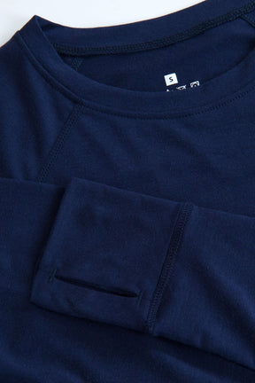 All Seasons Lightweight Long Sleeve Top (Women's) - Crewroom - XS - Navy