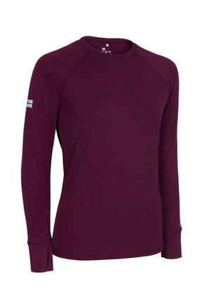 Women's All Seasons Lightweight Long Sleeve Top - Crewroom - XS - Plum