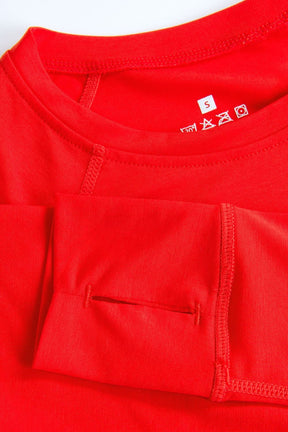 All Seasons Lightweight Long Sleeve Top (Women's) - Crewroom - XS - Sunburst Orange