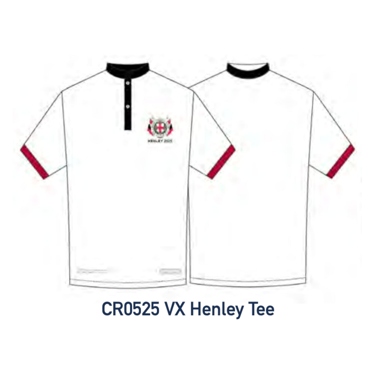 Custom Kit - The Short Sleeve VX Henley Tee