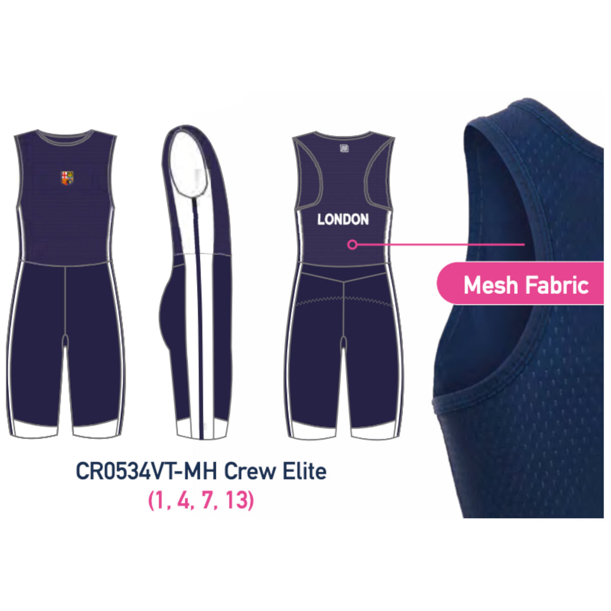 Custom Kit - Crew Elite Rowing Suit - Crewroom - 