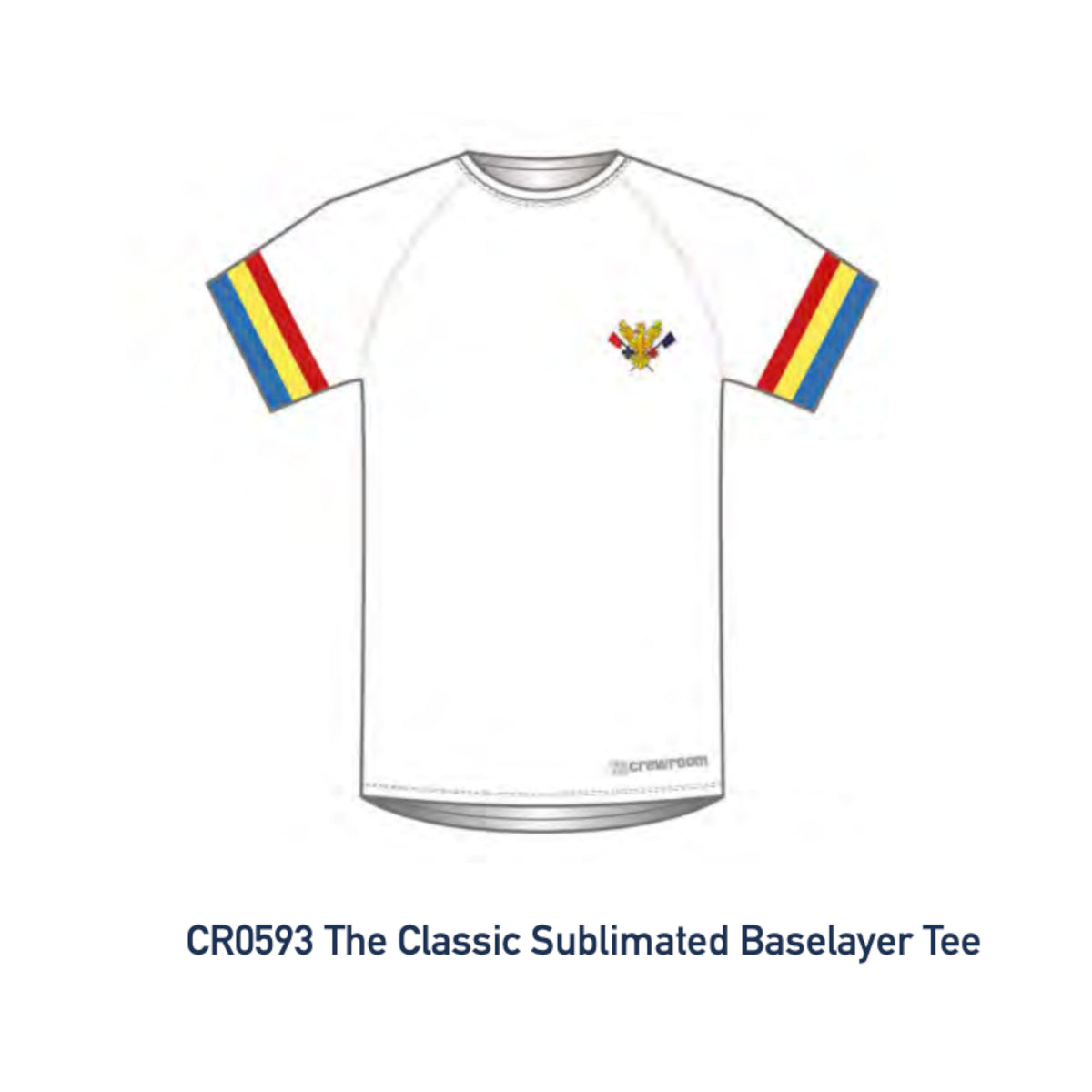 Custom Kit - The Short Sleeve Classic Sublimated Baselayer Tee - Crewroom - 