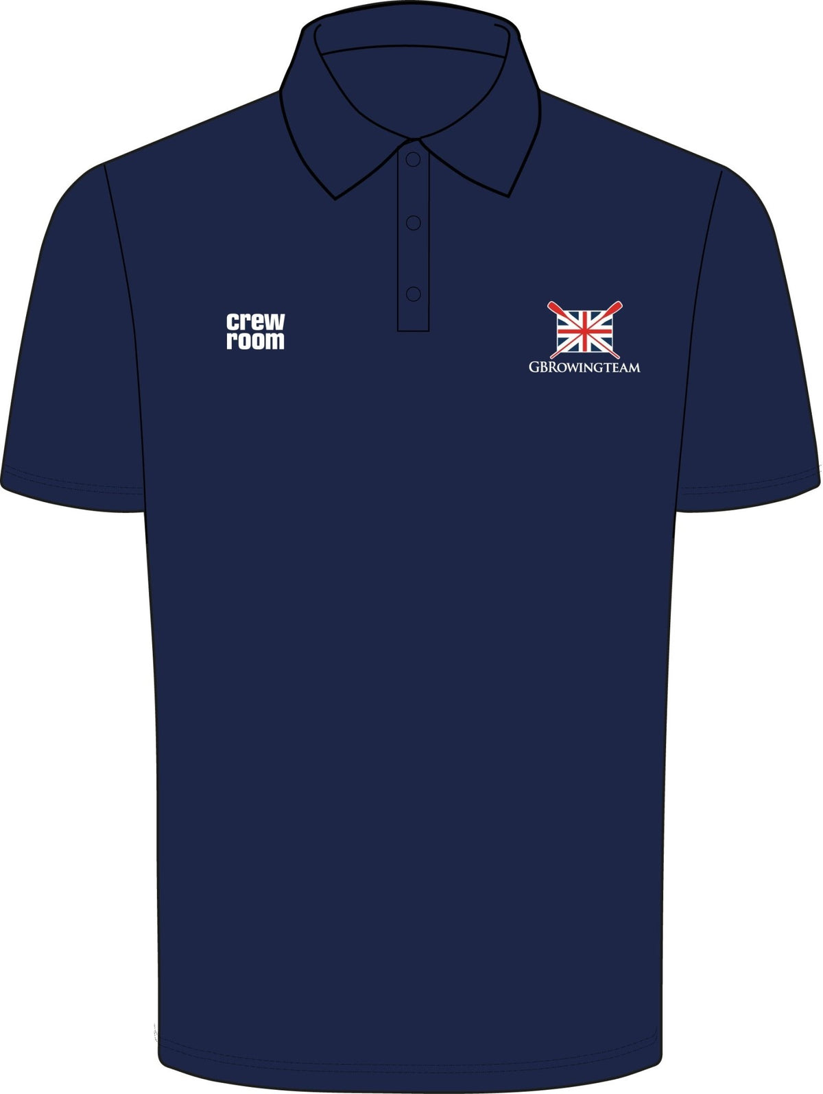 GB Beach Sprint Men's Polo Shirt - Navy - Crewroom - S - 