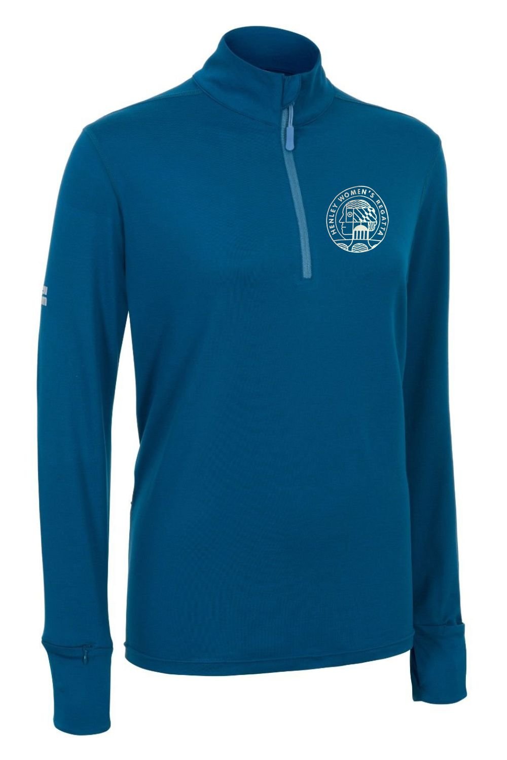 The HWR Cloud 1/4 Zip Top (Women's) - Crewroom - XS - Aegean Blue