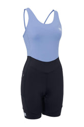 The Strappy Rowing Suit (Women's) - Crewroom - XS - Black/Purple