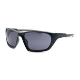 Bloc Derby Sunglasses | Shiny Black Polarised Grey