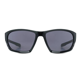 Bloc Derby Sunglasses | Shiny Black Polarised Grey