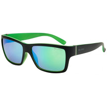 Bloc Riser Sunglasses - Crewroom - Matt Black Green | Green Mirror - 