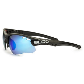 Bloc Titan Sunglasses | Black Blue Mirror