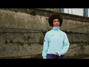 The HWR Light Blue 1/4 Zip Sweatshirt (Temple Island)