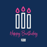 Happy Birthday Candles - Crewroom - £10.00 - 