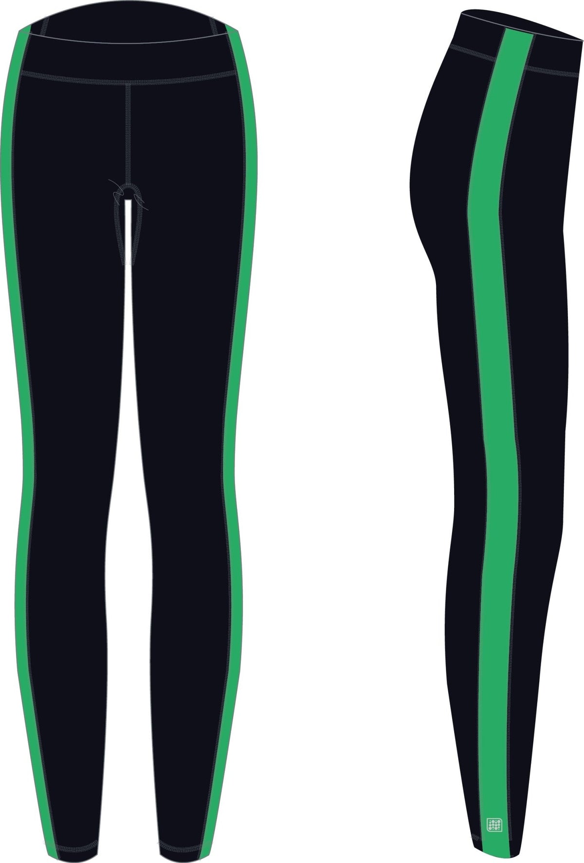 Barn Elms Women's Team Rowing Legging - Crewroom - XS - 