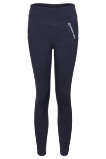 The No Fuss 7/8 Legging Double Black (Women's) - Crewroom - XS - Double Black Glitch