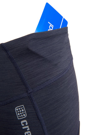 The No Fuss 7/8 Legging Navy Glitch (Women's)