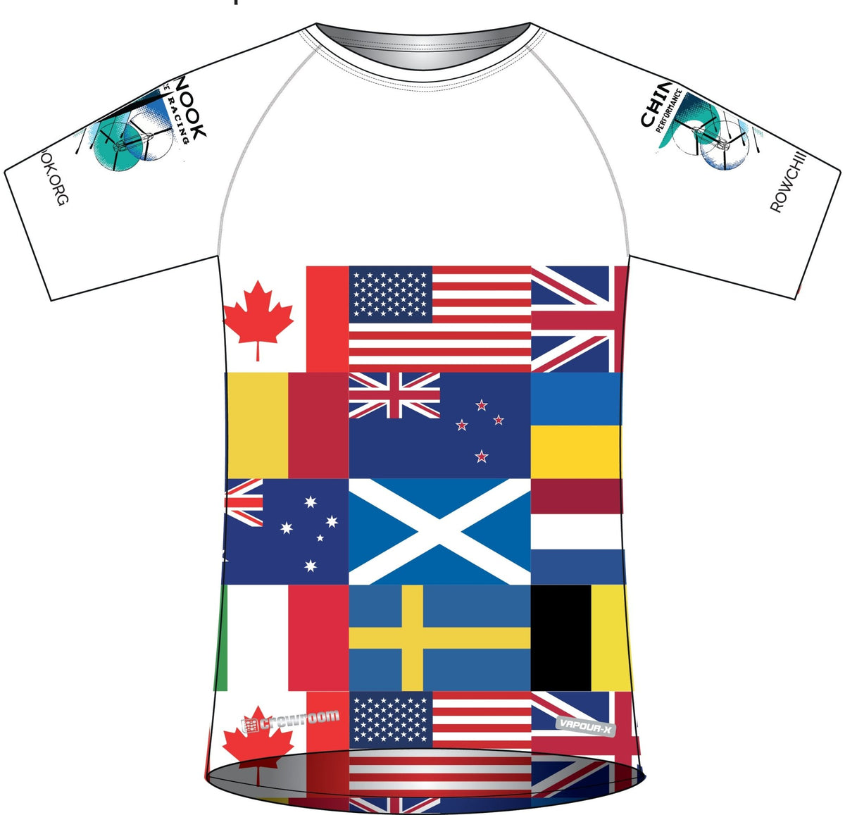 Chinook RC Women's Team Tee - Flag - Crewroom - XS - 