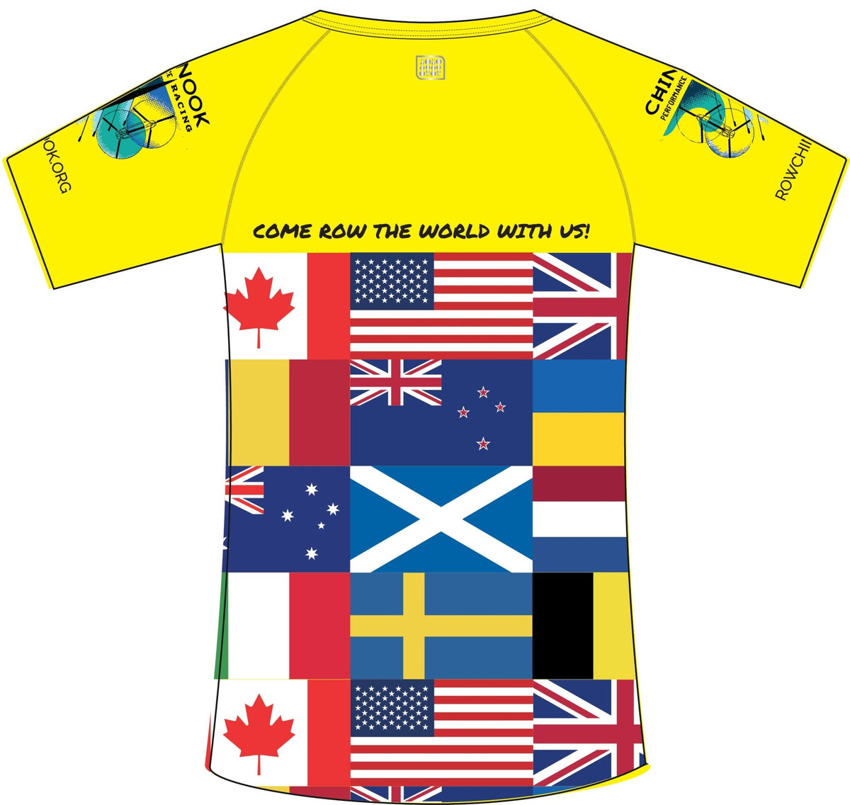 Chinook RC Men's Team Tee - Flag - Yellow - Crewroom - S - 