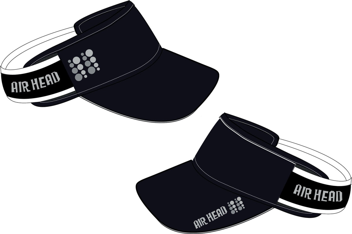MIRC Unisex Air Head Visor - Black - Crewroom - 