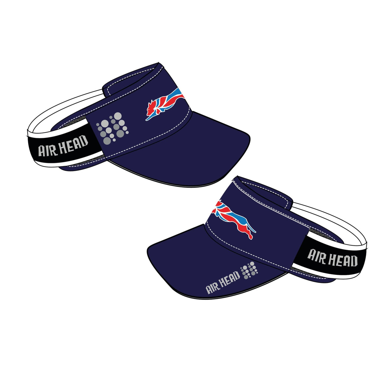 British Sleddog Unisex Air Head Visor - Crewroom - 
