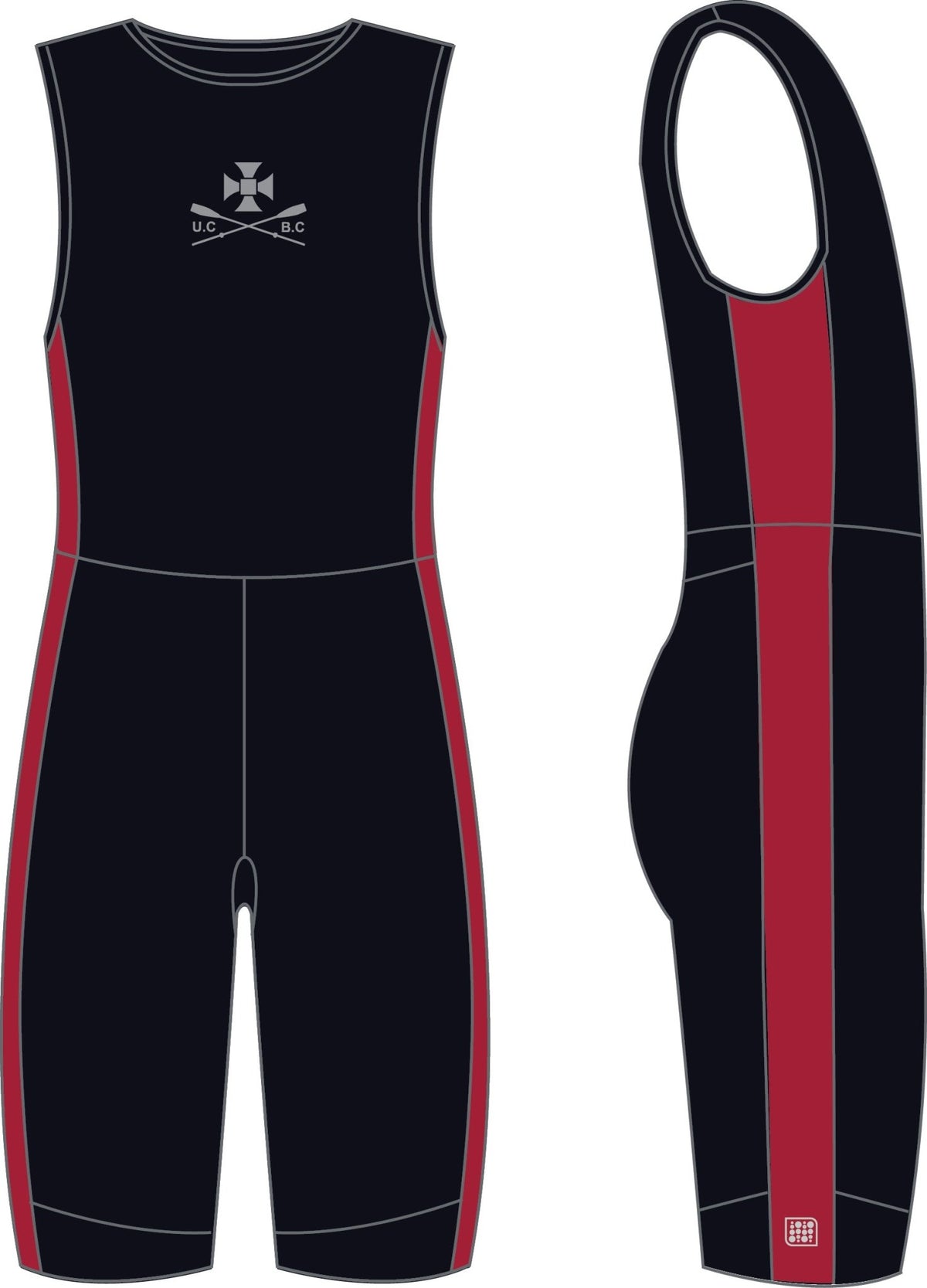 UCBC Durham Men's Team Rowing Suit - Crewroom - S - 